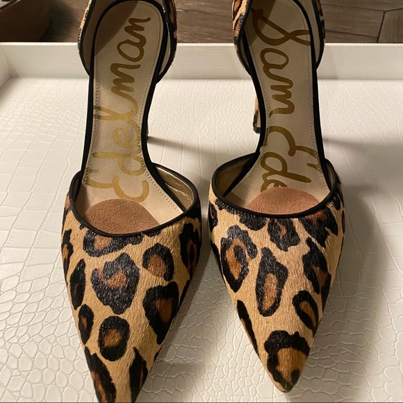 Sam Edelman Leopard Print Heel🌼 - Picture 2 of 4
